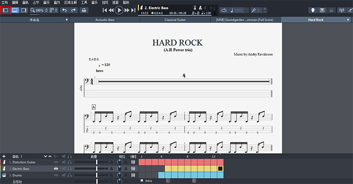 显示/隐藏编辑面板