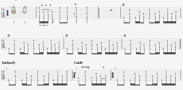 《Back Home》第一循环段