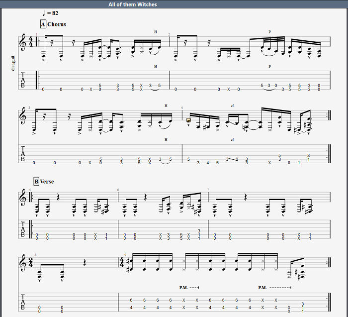图片1：曲谱排版示例