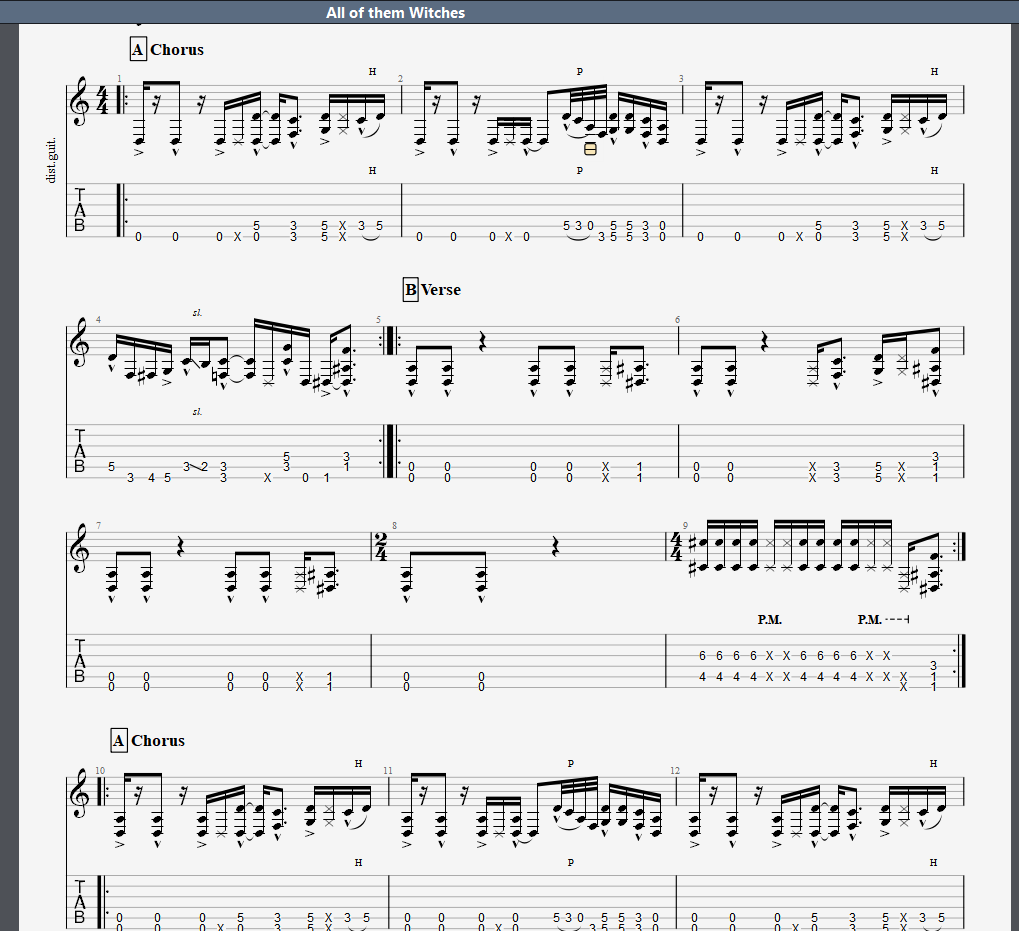 图片5：曲谱行段设置效果图