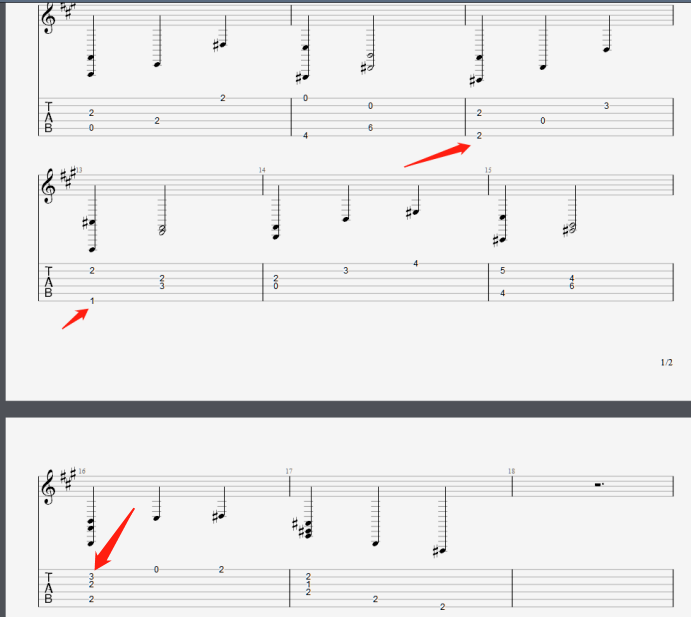 《THE WAY HOME》第一变化段乐句