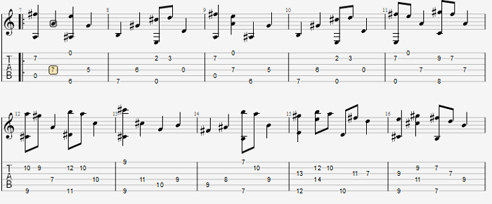 《cheek to cheek》第7-16小节