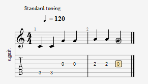 小星星乐谱 调整后