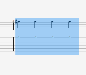 选中音符 选中符号