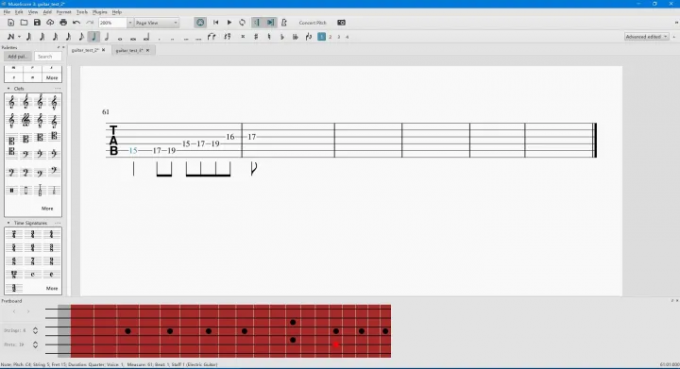 musescore软件主界面