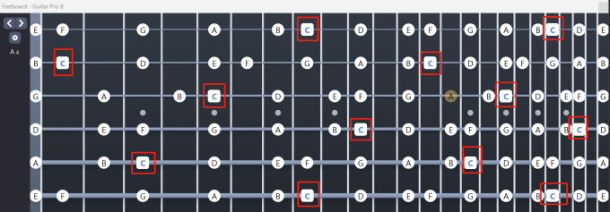 Guitar Pro音阶练习图